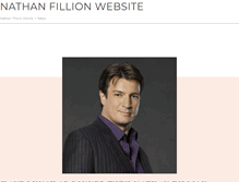 Tablet Screenshot of nathanfillion.org